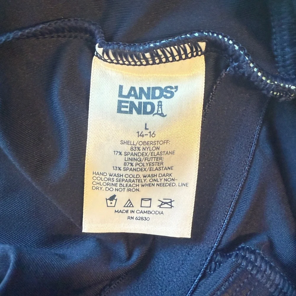 NWT Lands End Halter Swim Dress - Picture 6 of 6